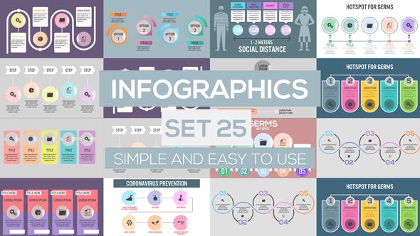 Infographics Set 25 - Videohive 26592732 Download