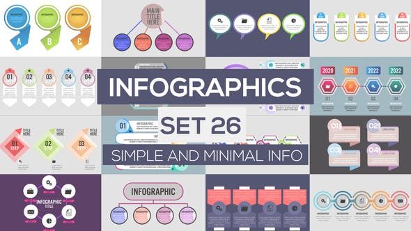 Infographics Set 26 - 26779047 Videohive Download