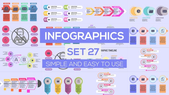 Infographics Set 27 - Videohive 27030548 Download