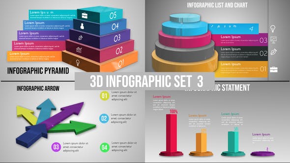 Infographics Set 3 - Videohive 24038176 Download