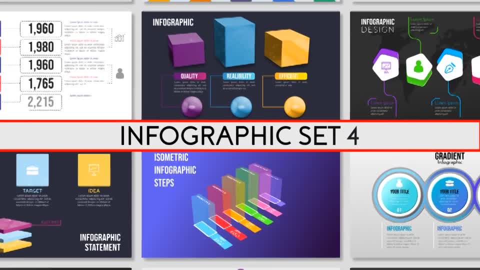Infographics Set 4 Videohive 24088059 After Effects Image 1