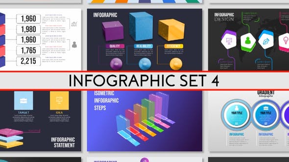 Infographics Set 4 - Download 24088059 Videohive