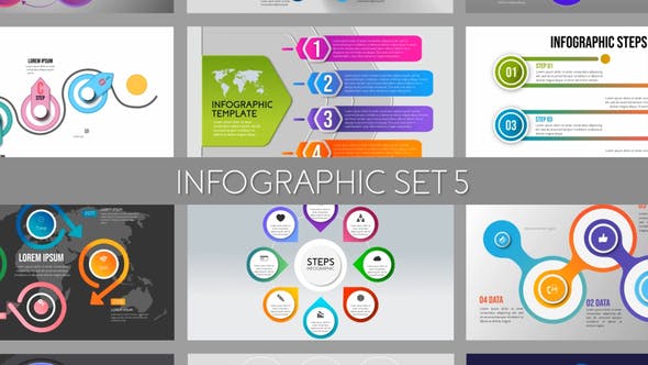 Infographics Set 5 - Download Videohive 24164641
