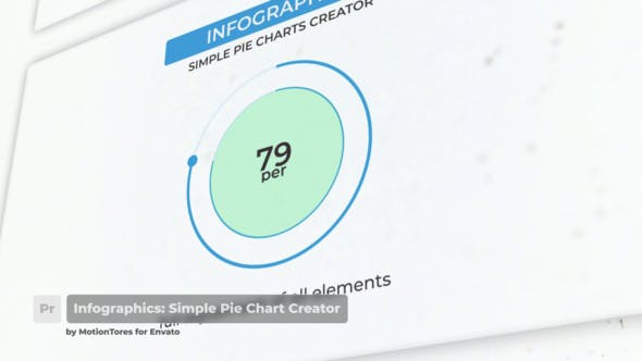 Infographics: Simple Pie Chart Creator \ Premiere Pro - 24872453 Videohive Download