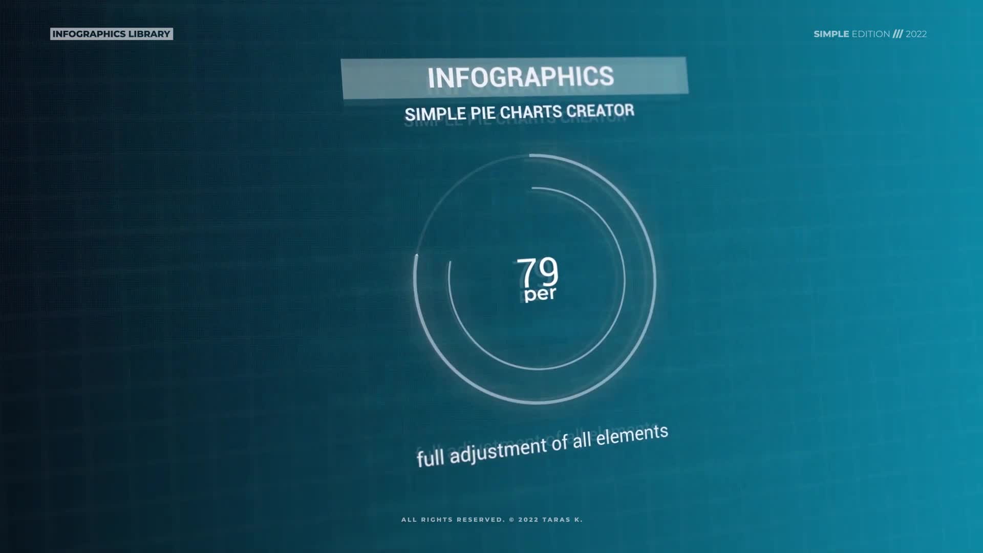 Infographics: Simple Pie Charts V2 Videohive 38127441 After Effects Image 1