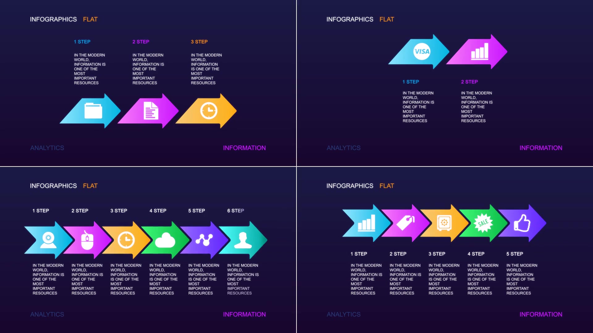 Infographics smart flat design Videohive 23493675 After Effects Image 9