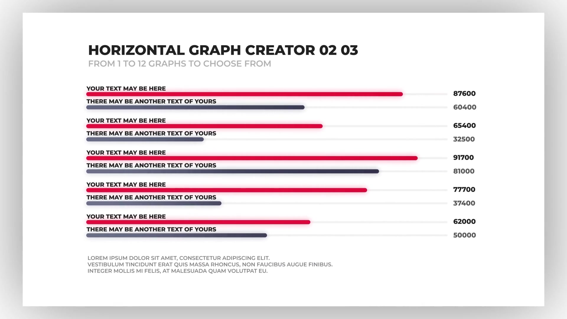 Infographics V3 Horizontal Chart Creator \ After Effects Videohive 29285535 After Effects Image 10