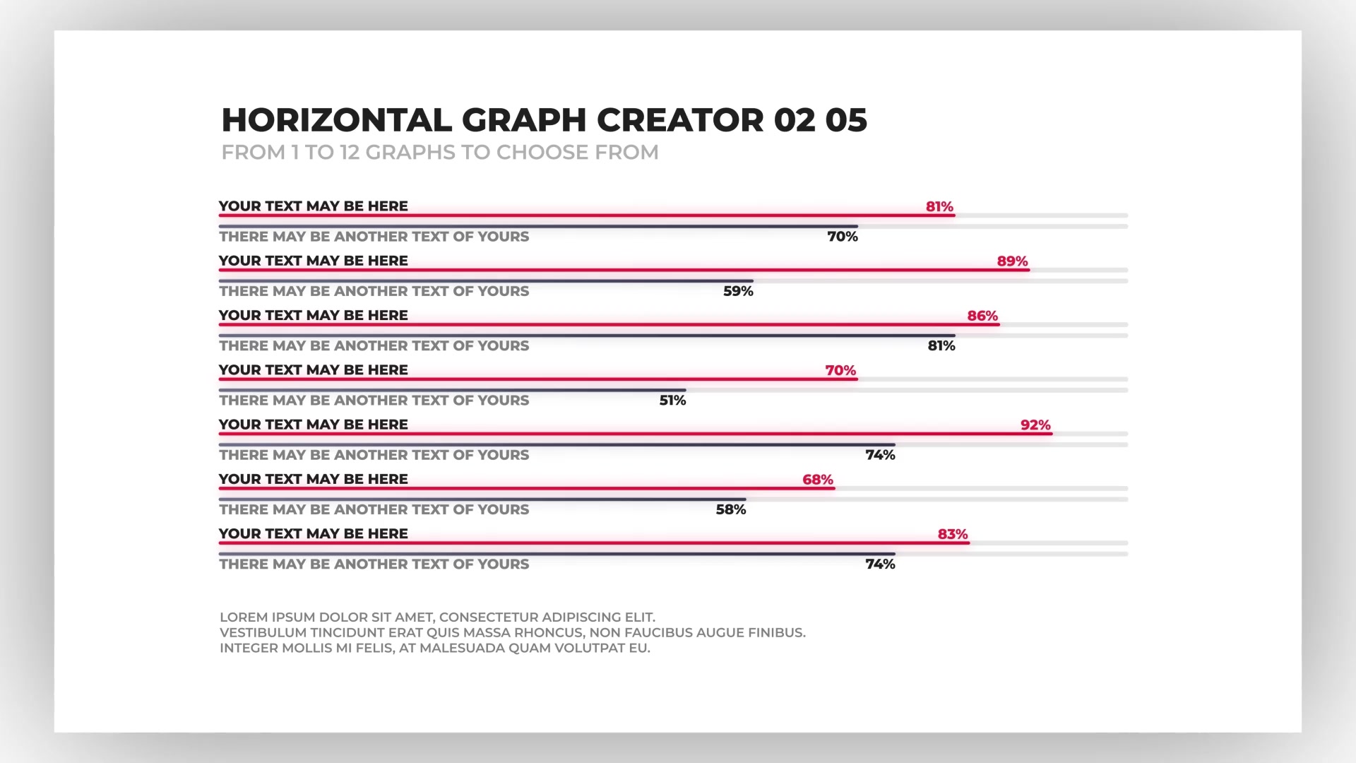 Infographics V3 Horizontal Chart Creator \ After Effects Videohive 29285535 After Effects Image 12