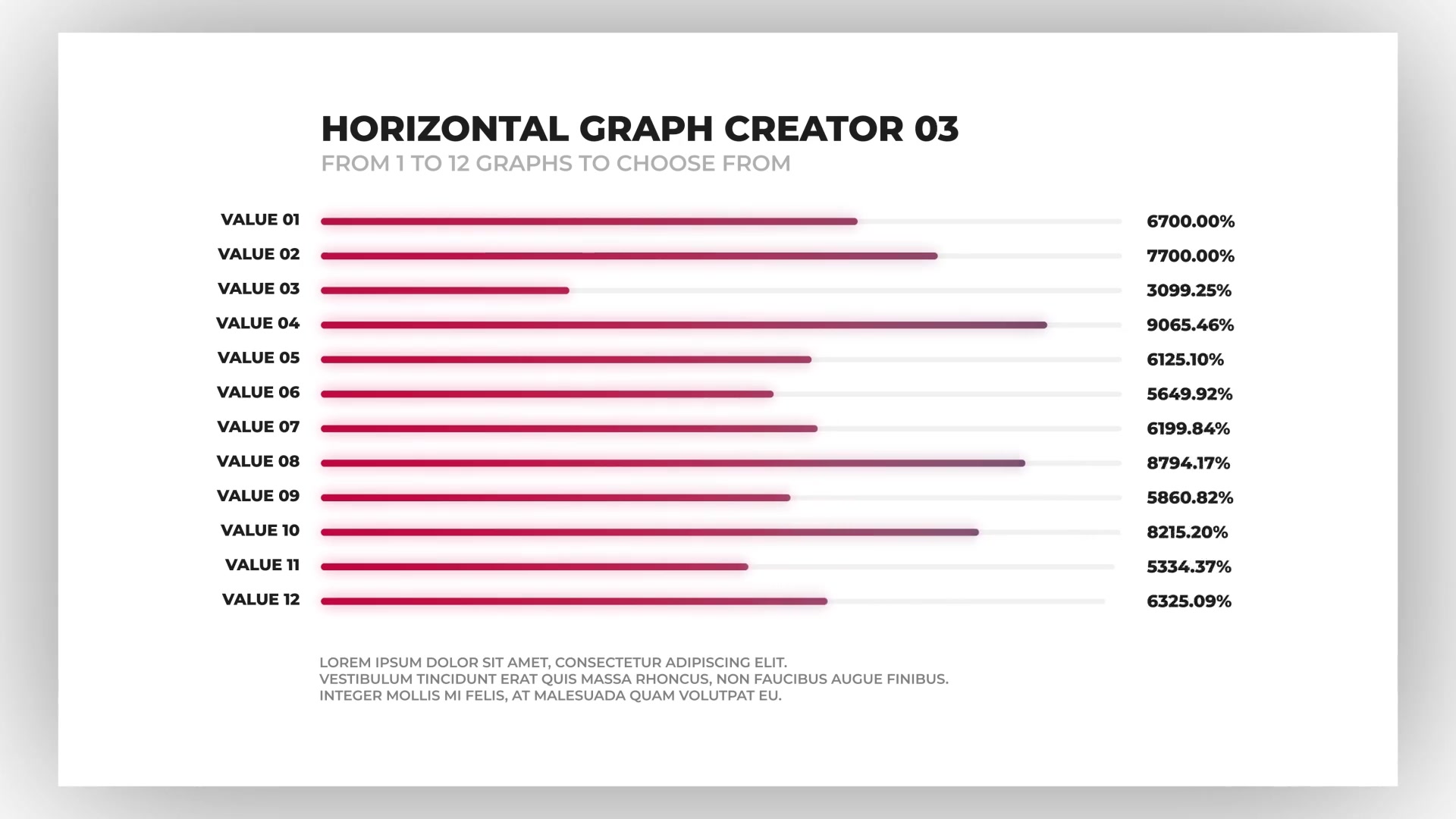 Infographics V3 Horizontal Chart Creator \ After Effects Videohive 29285535 After Effects Image 6