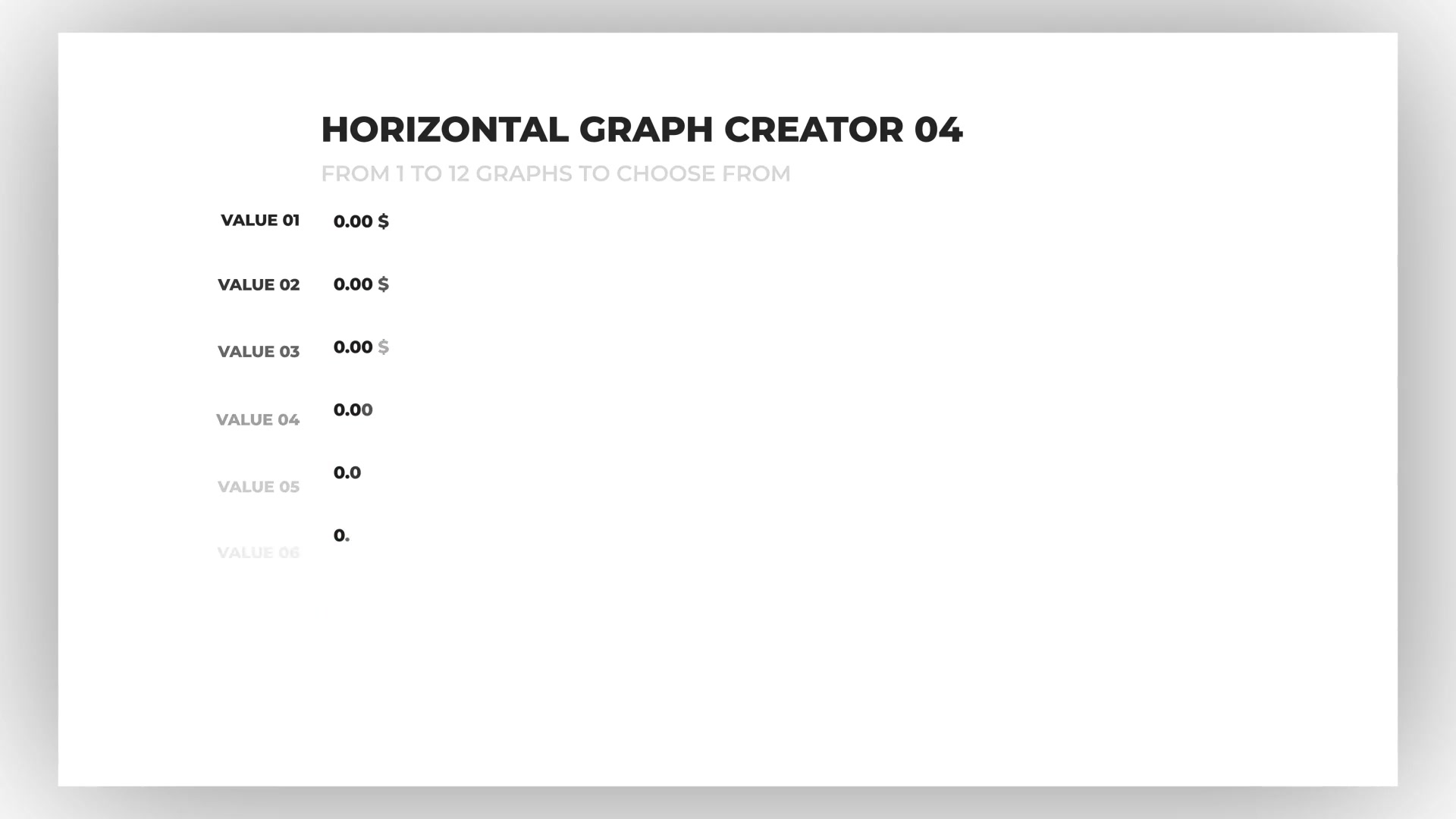Infographics V3 Horizontal Chart Creator \ After Effects Videohive 29285535 After Effects Image 7