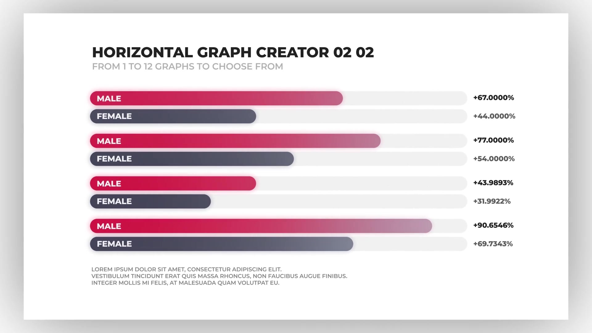 Infographics V3 Horizontal Chart Creator \ After Effects Videohive 29285535 After Effects Image 9