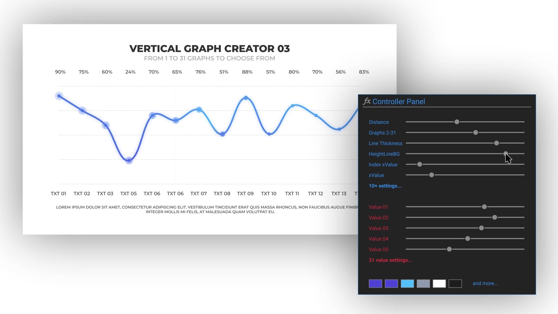 Infographics V3: Vertical Graph Creator \ After Effects Videohive 29285315 After Effects Image 2