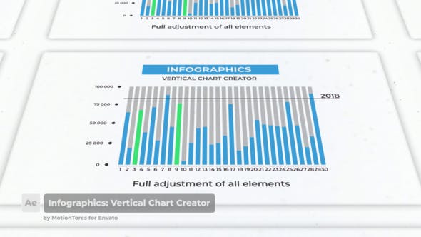 Infographics: Vertical Chart Creator \ After Effects - Videohive 21701518 Download