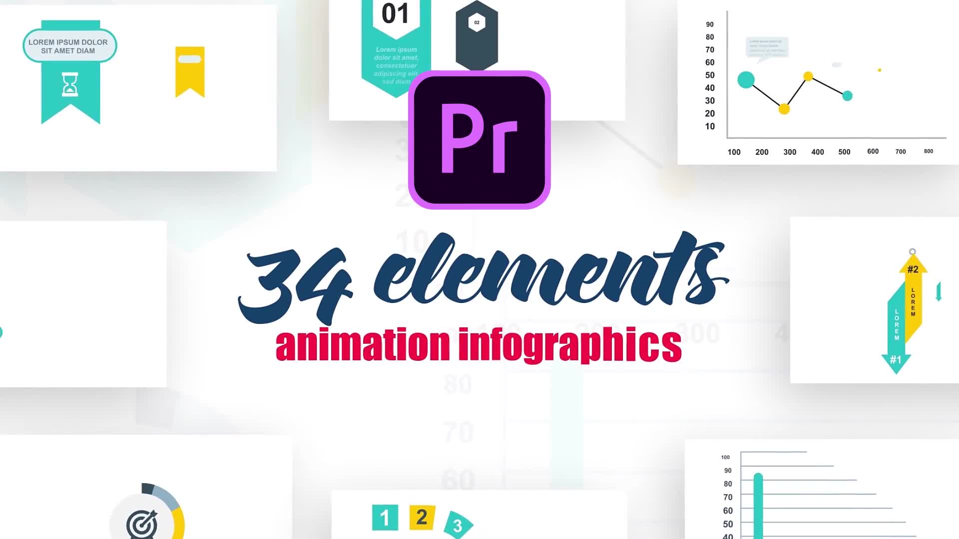 Infographics Vol.16 for Premiere Pro Videohive 26520868 Premiere Pro Image 1