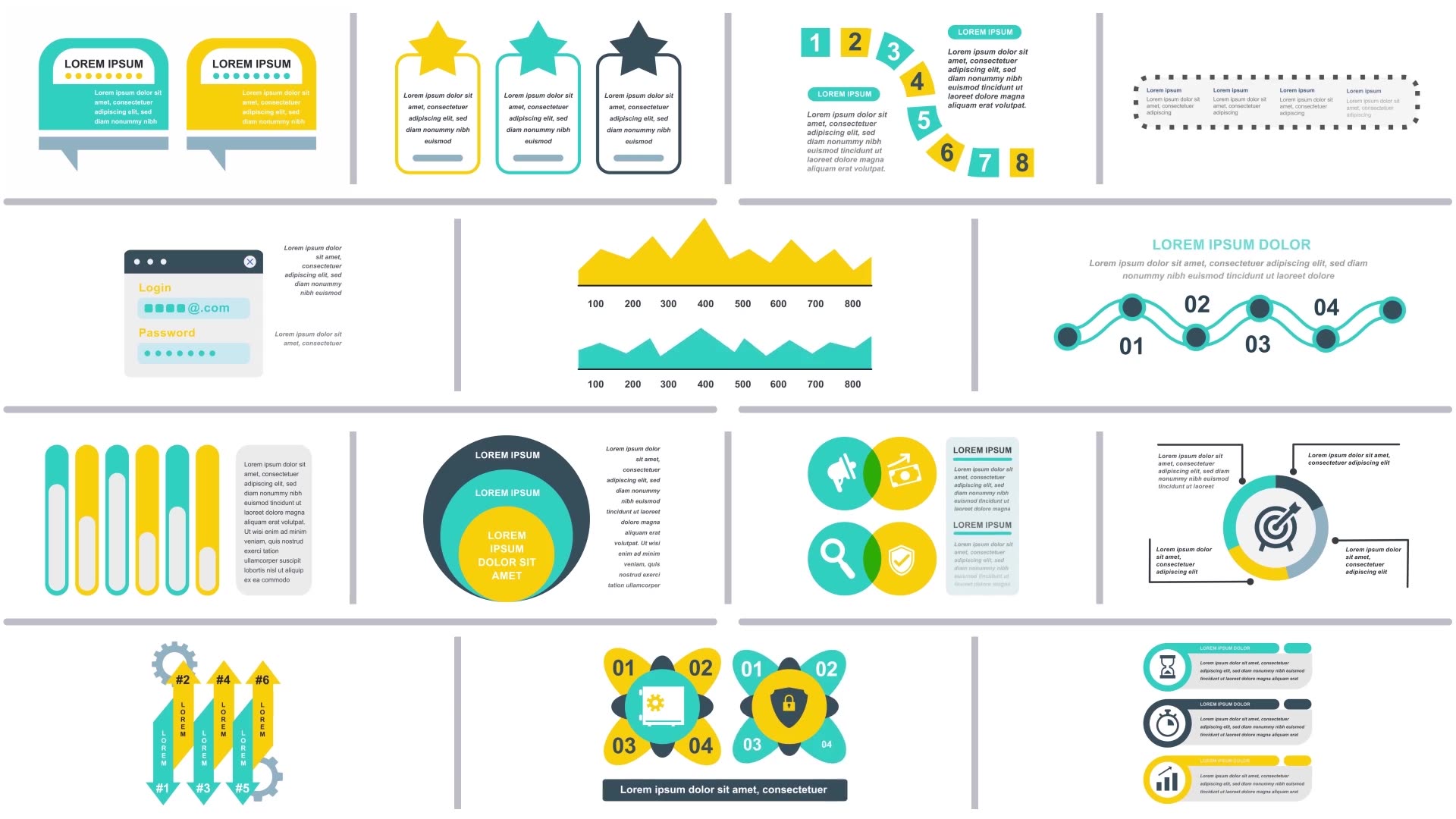 Infographics Vol.16 for Premiere Pro Videohive 26520868 Premiere Pro Image 7