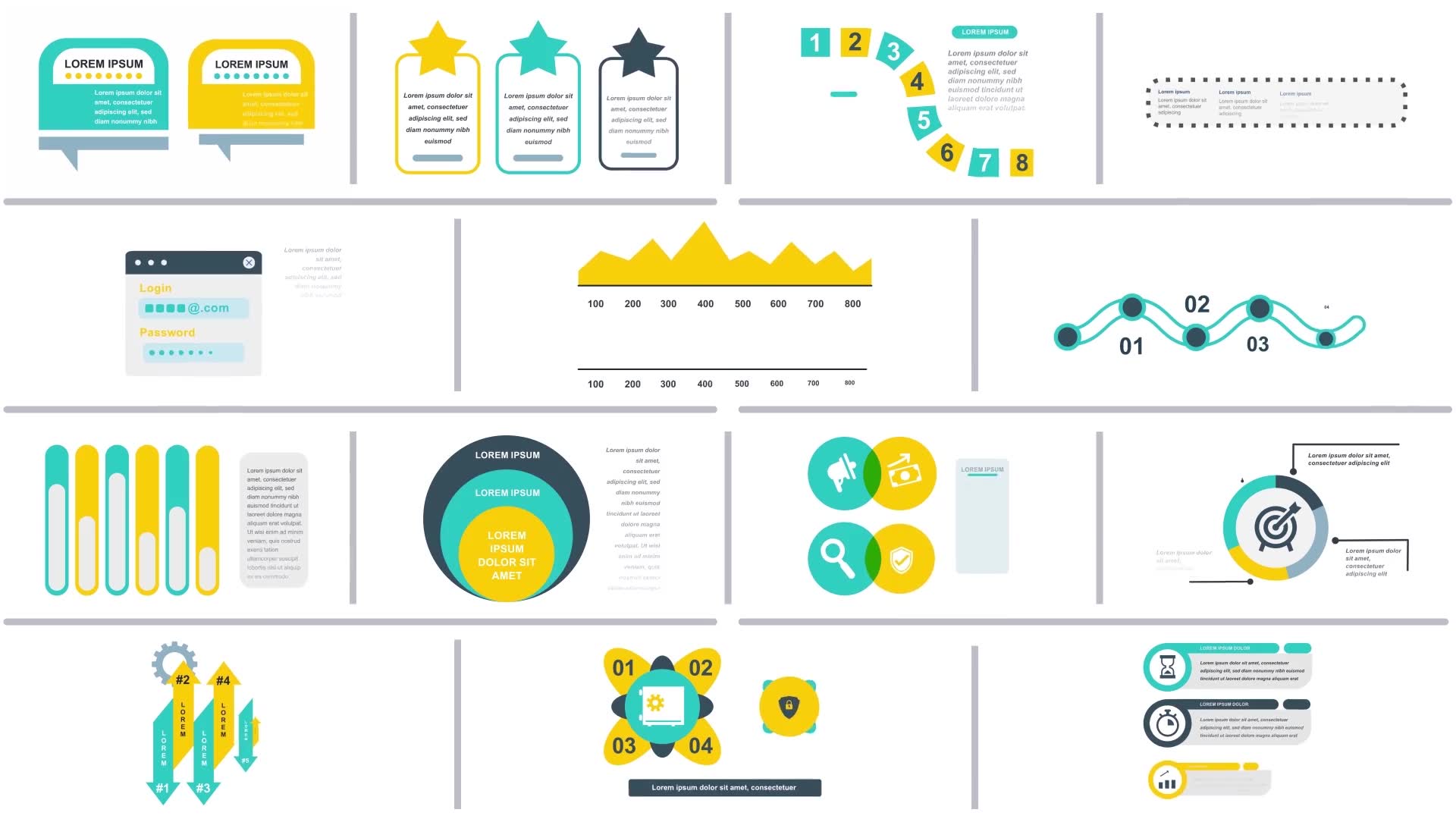 Infographics Vol.16 for Premiere Pro Videohive 26520868 Premiere Pro Image 8