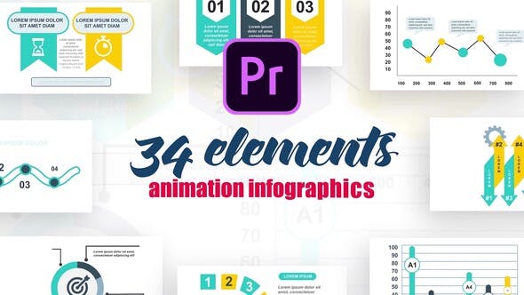 Infographics Vol.16 for Premiere Pro - Download 26520868 Videohive