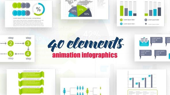 Infographics Vol.18 - Download 25645499 Videohive
