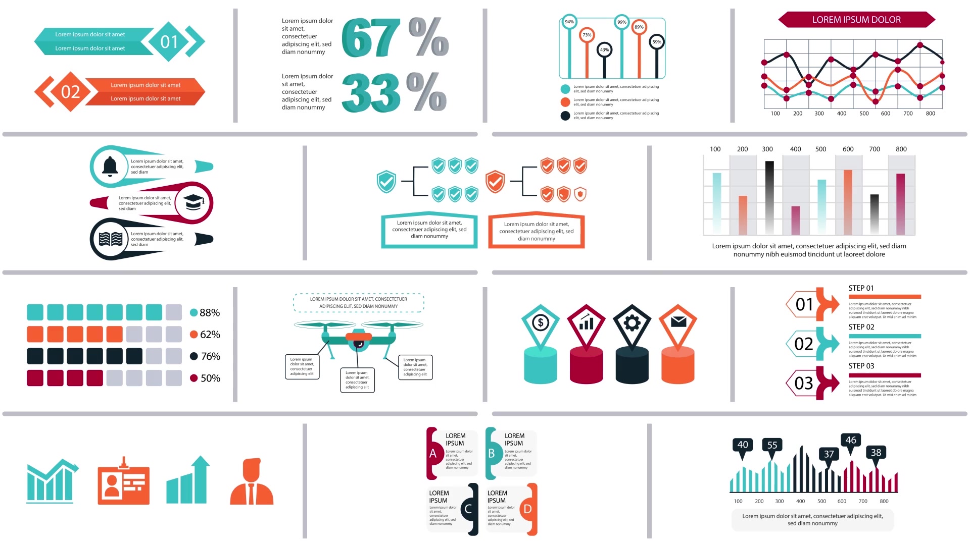 Infographics Vol.24 Videohive 25750547 After Effects Image 4