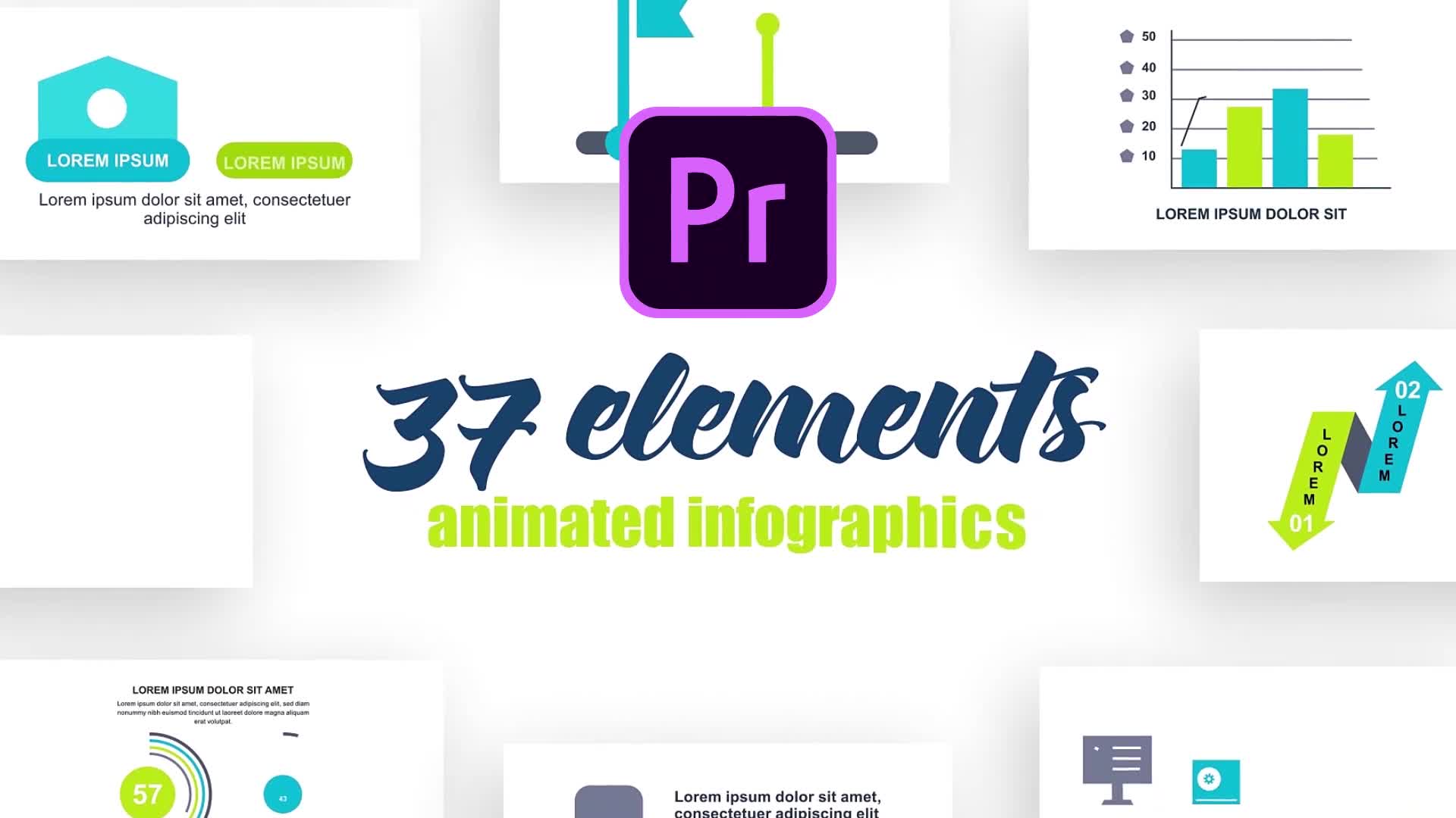 Infographics Vol.26 for Premiere Pro Videohive 26522054 Premiere Pro Image 1