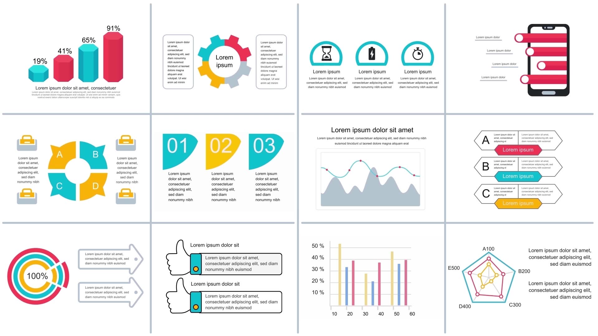 Infographics Vol.7 for Premiere Pro Videohive 25886263 Premiere Pro Image 3