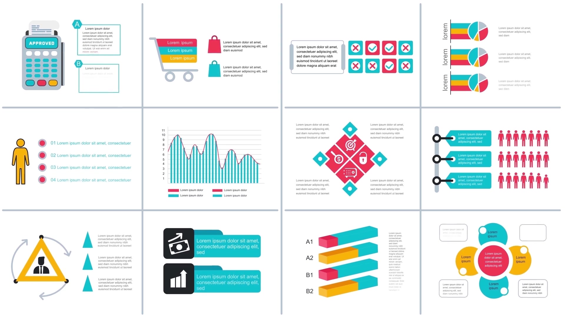 Infographics Vol.7 for Premiere Pro Videohive 25886263 Premiere Pro Image 5