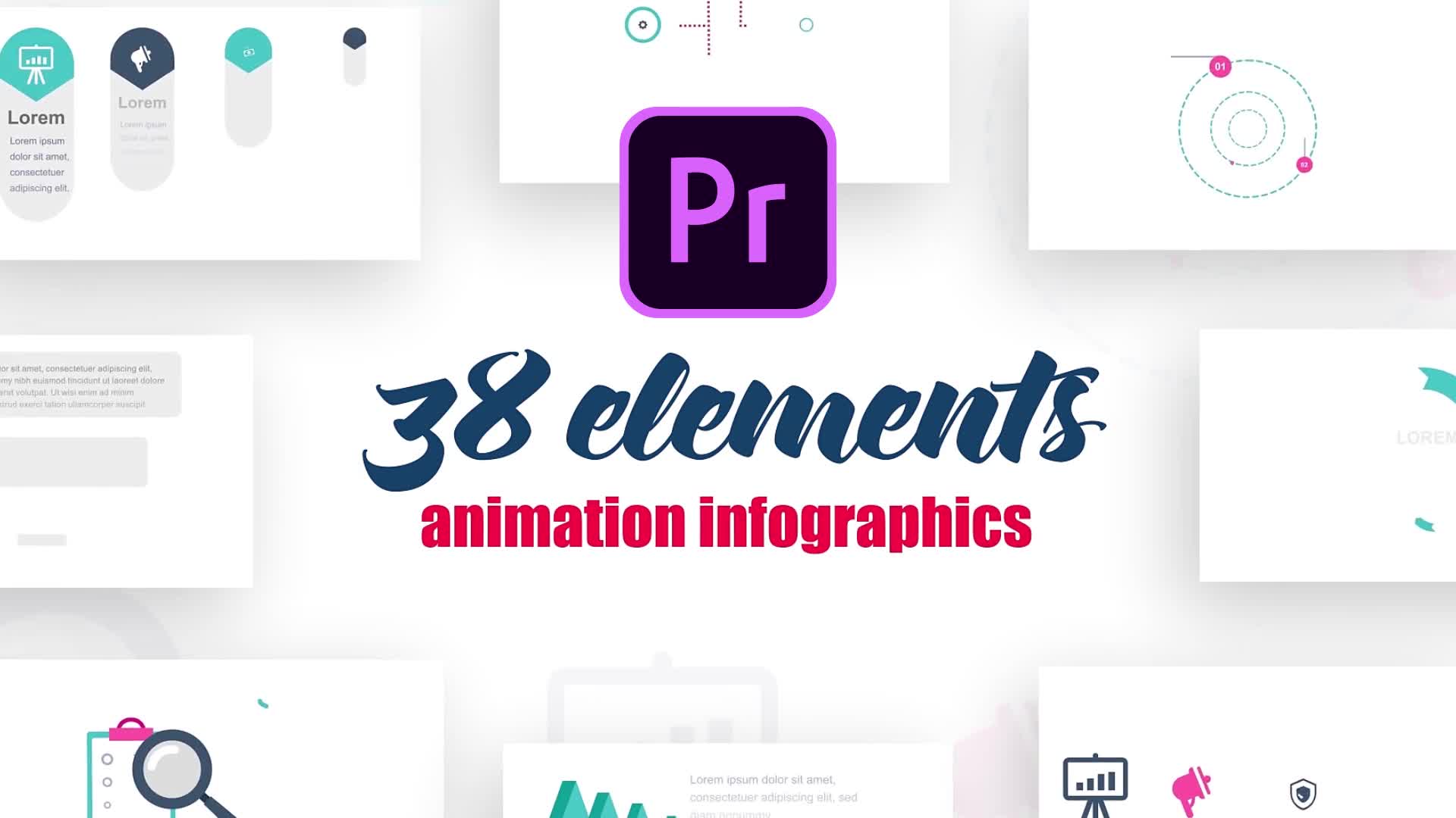 Infographics Vol.9 for Premiere Pro Videohive 25902193 Premiere Pro Image 1