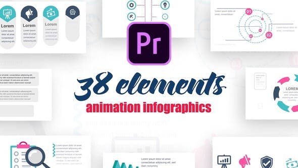 Infographics Vol.9 for Premiere Pro - 25902193 Videohive Download