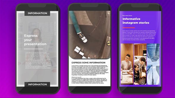 Informative Instagram Stories - Download 25665529 Videohive