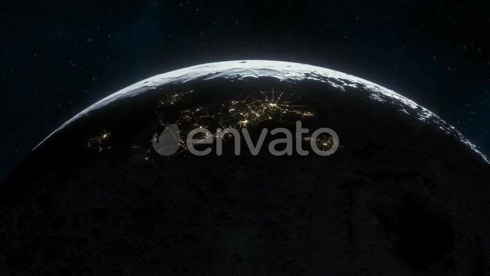 Inhabited Moon of the Future Close - Download Videohive 21774955