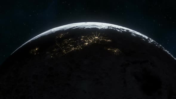 Inhabited Moon of the Future Close - Download Videohive 21774955