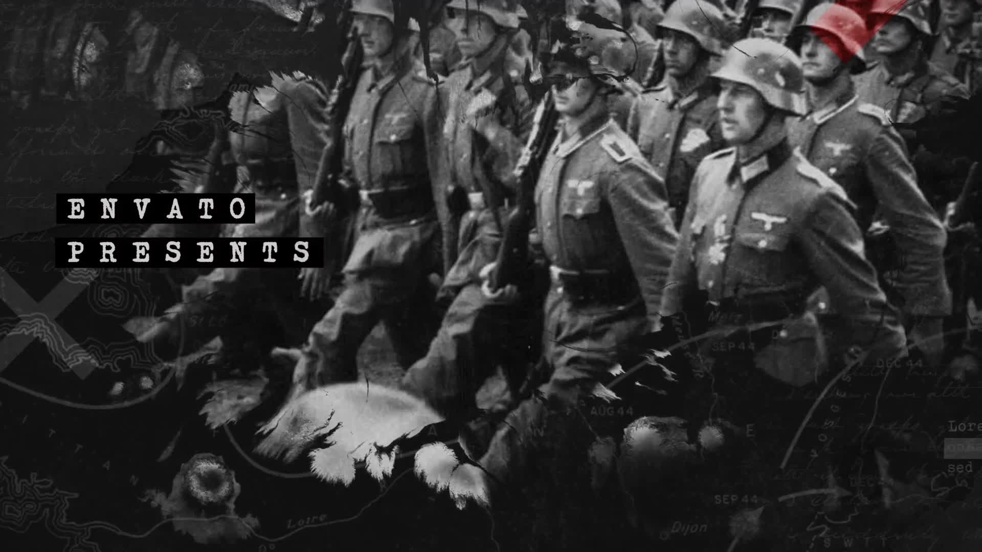 Ink Bleed History Opener / World War Credits / Significant Events of Past / Old Retro Chronicle Videohive 24992163 After Effects Image 1