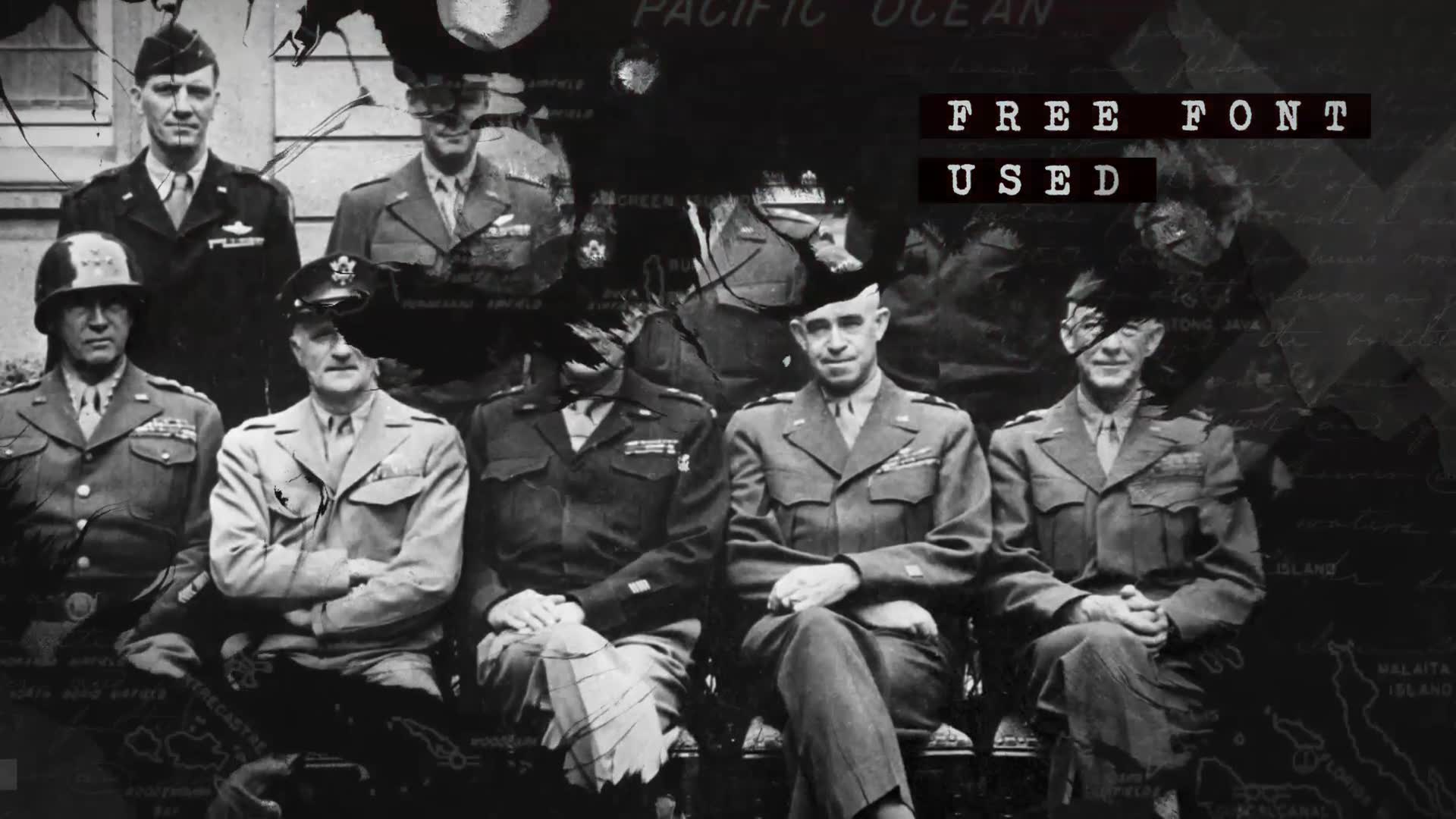 Ink Bleed History Opener / World War Credits / Significant Events of Past / Old Retro Chronicle Videohive 24992163 After Effects Image 9