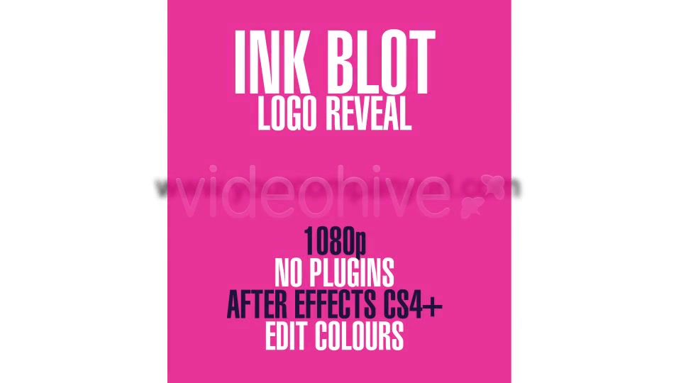 Ink Blot Logo Reveal - Download Videohive 3129598