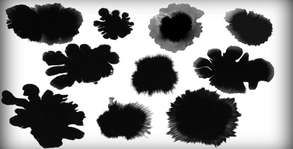Ink Blot / Splat Series of 10 High Quality videos  - 131922 Download Videohive