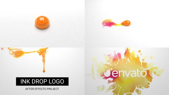 Ink Drop Logo - 37139870 Download Videohive