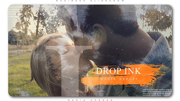 Ink Drop Romantic Media Opener - Download Videohive 20525147