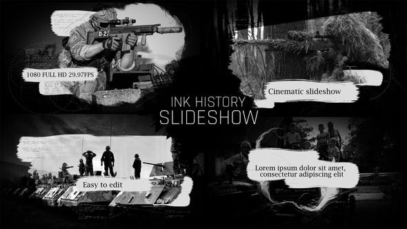 Ink History Slideshow - Videohive 22396142 Download