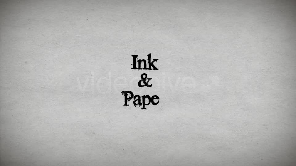 Ink & Paper - Download Videohive 87328