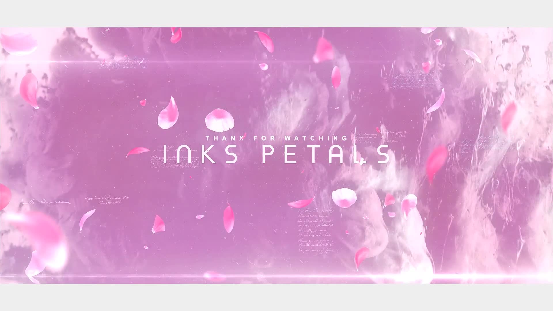 Ink Petals Romantic Slideshow - Download Videohive 21296043