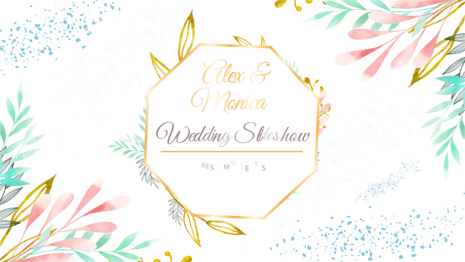 Ink Romantic Wedding Slideshow Videohive 40068661 After Effects Image 1