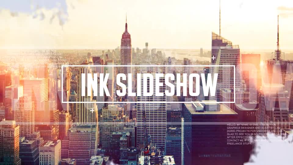 Ink Slideshow Videohive 13430438 After Effects Image 1