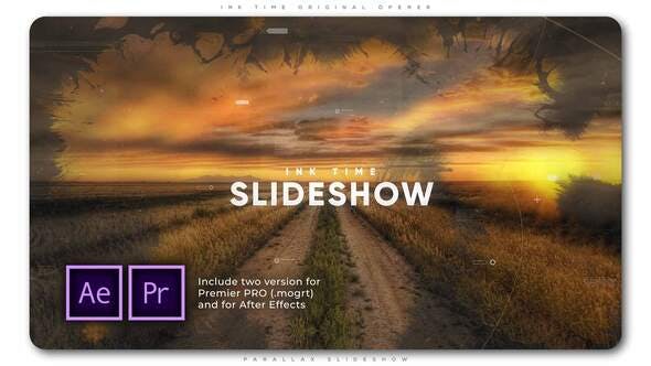 Ink Time Parallax Slideshow - 28040680 Videohive Download