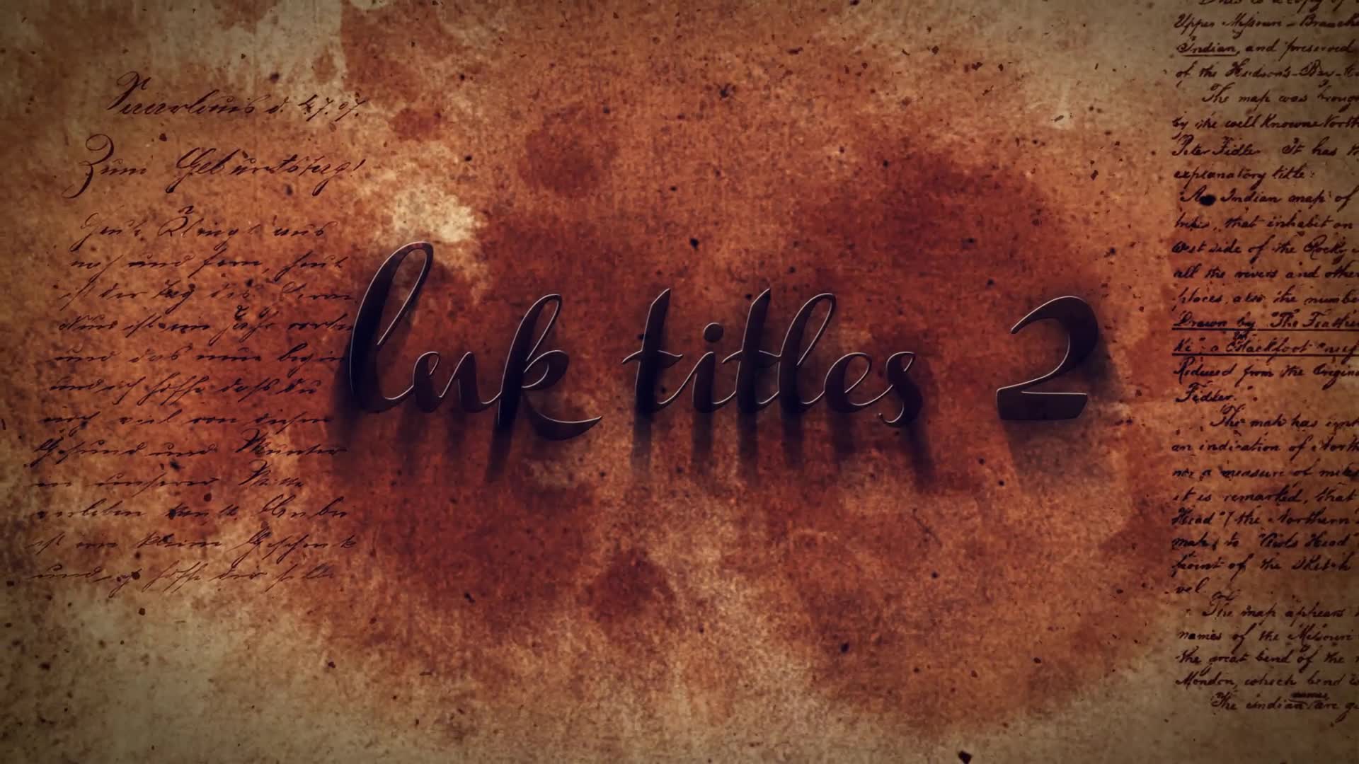Ink Titles 2 - Download Videohive 7569279