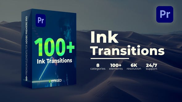 Ink Transitions - Videohive Download 39638211