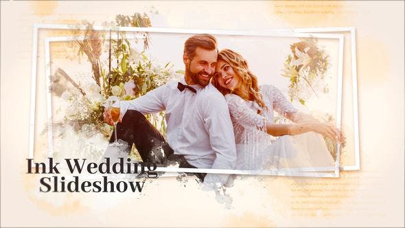 Ink Wedding Slideshow - 44736415 Videohive Download