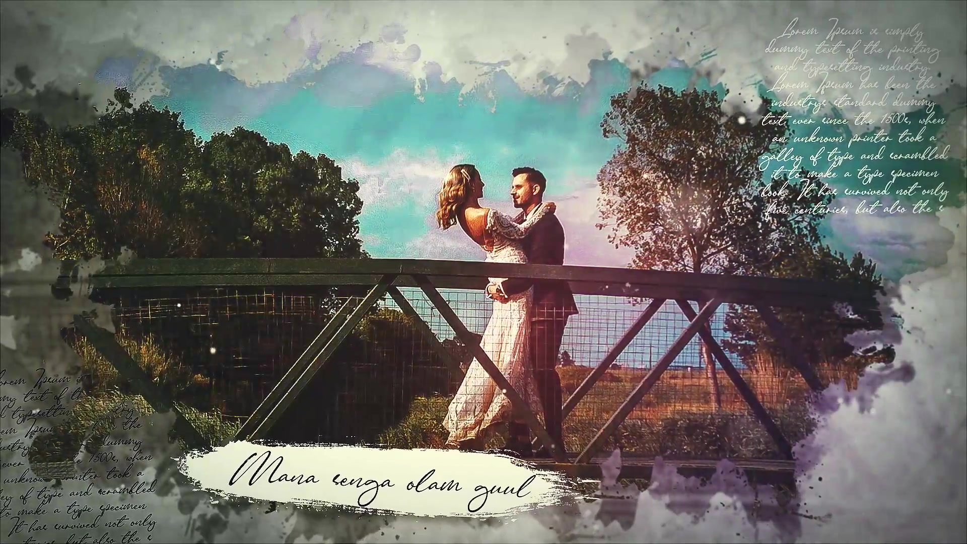 Ink Wedding Slideshow || Brush Wedding Slideshow Videohive 45595893 After Effects Image 10