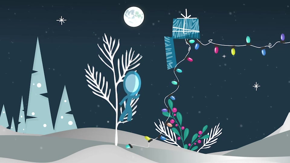 Inkman Christmas Greeting Let it Snow! Videohive 39800229 After Effects Image 3
