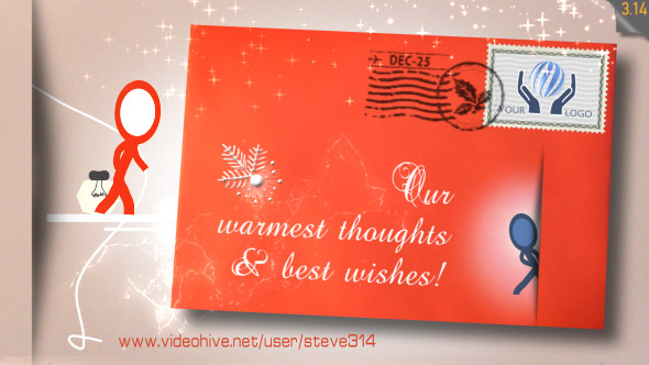 Inkman Christmas Holiday card - Download Videohive 9686324