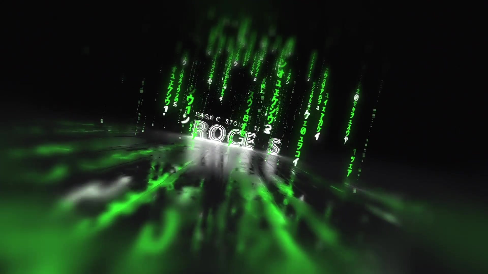 matrix code after effects free download